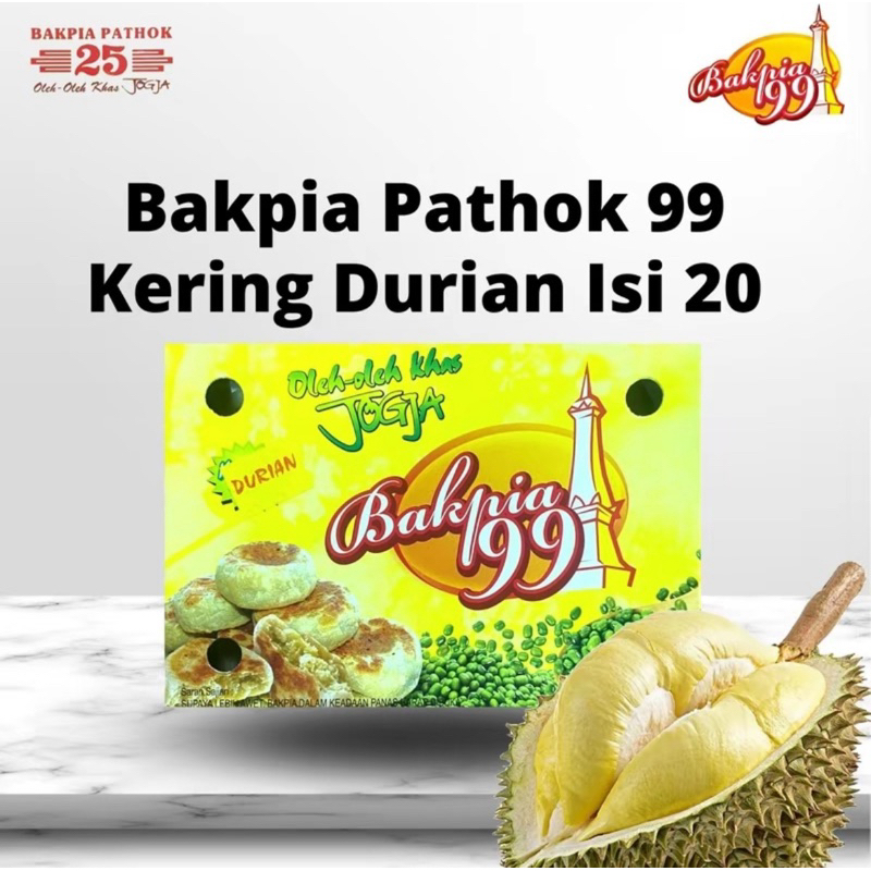 

Bakpia Pathok 99 Durian | Oleh-oleh khas Jogja