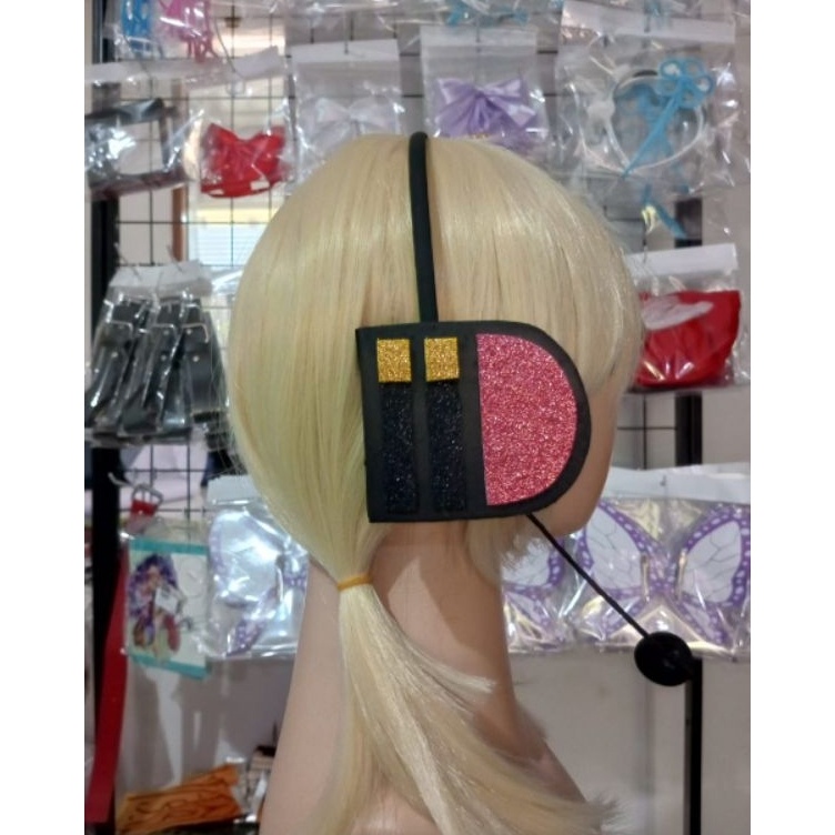 KODE N95L ACC KEPALA MIKU ACC COSPLAY  HEADPHONE MIKU