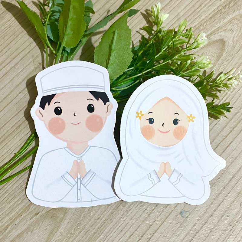 

Amplop lebaran 3D 5pcs 2025 Karakter Lucu Unik Idul Fitri White