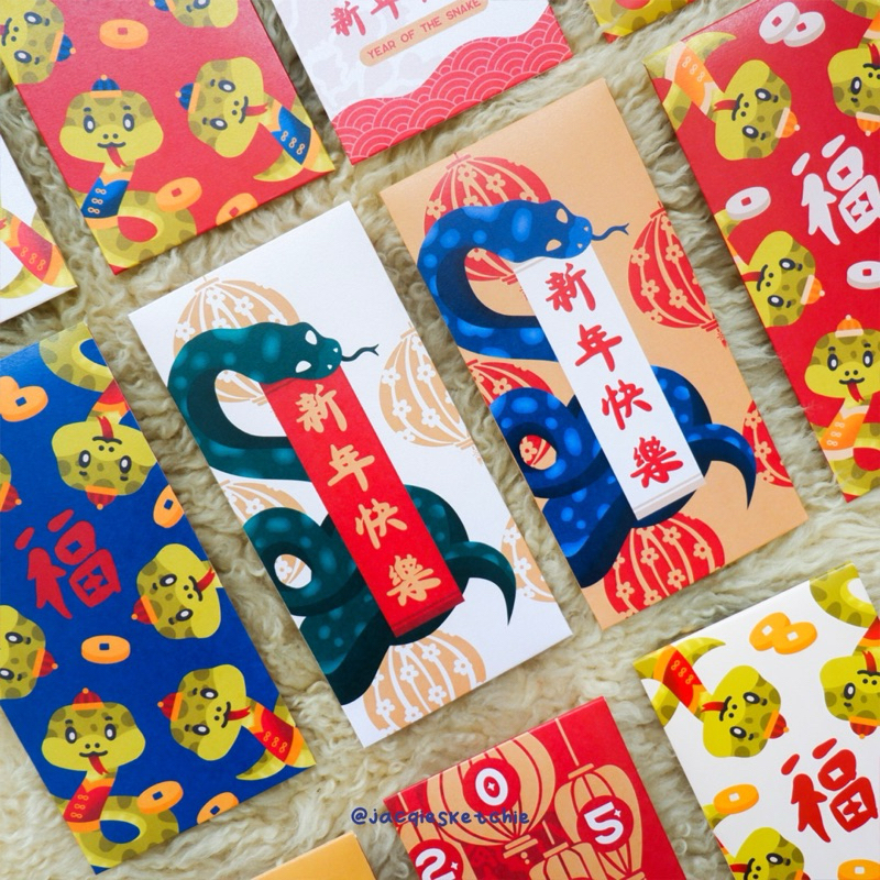 

ANGPAO IMLEK 2025 | ANGPAO CNY CHINESE NEW YEAR 2025 | YEAR OF THE SNAKE | HONGBAO | TAHUN ULAR | ANGPAO PREMIUM | ANGPAO CNY 2025 | CUSTOM ANGPAO | MONEY ENVELOPE | ANGPAO ULAR | ANGPAU IMLEK by jacqiesketchie