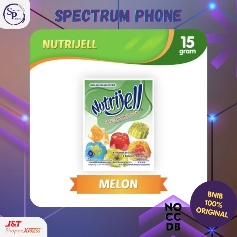 

Nutrijell Agar-agar Bubuk Rasa Melon 15 gr