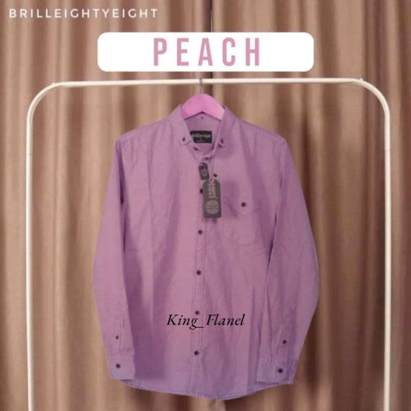 kemeja polos 88 lavender / flanel magenta polos / kemeja blue/ kemeja polos ijo botol / kemeja warna