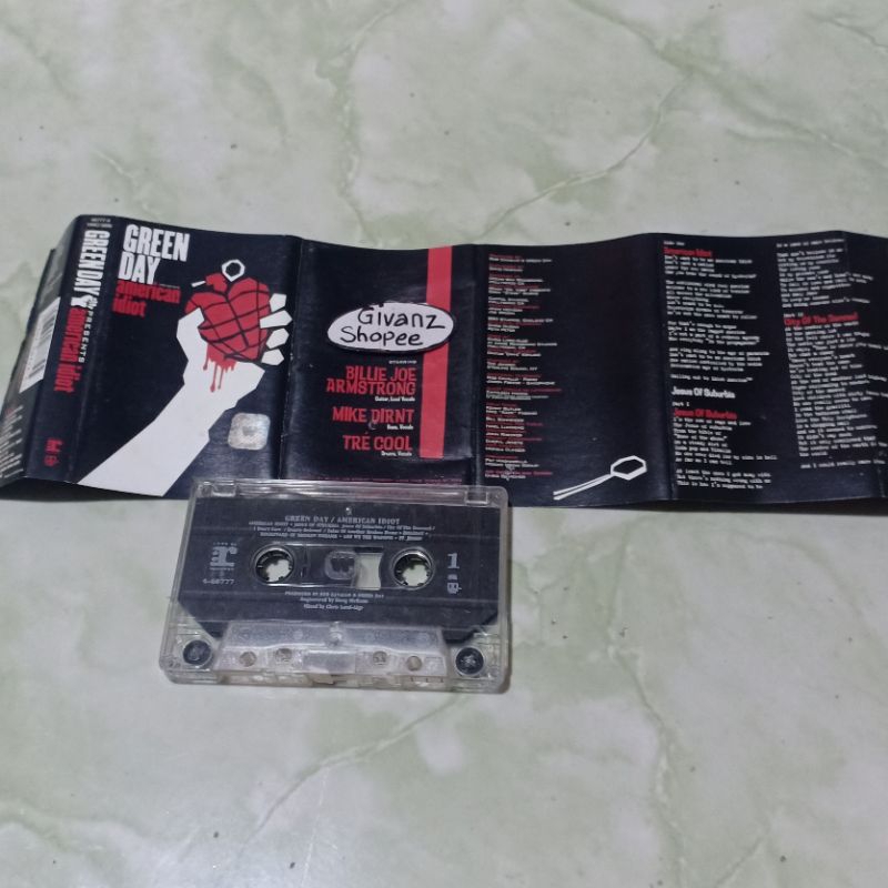 kaset pita GREEN DAY - American idiot