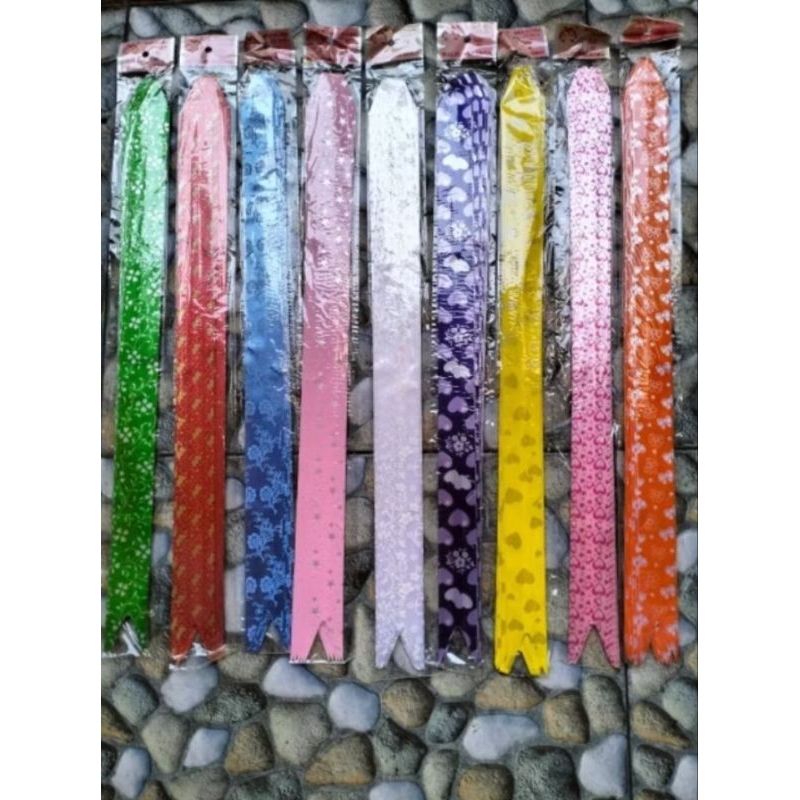 

pita tarik / pita serut pnjang 48cm lebar 30mm (10 pc )