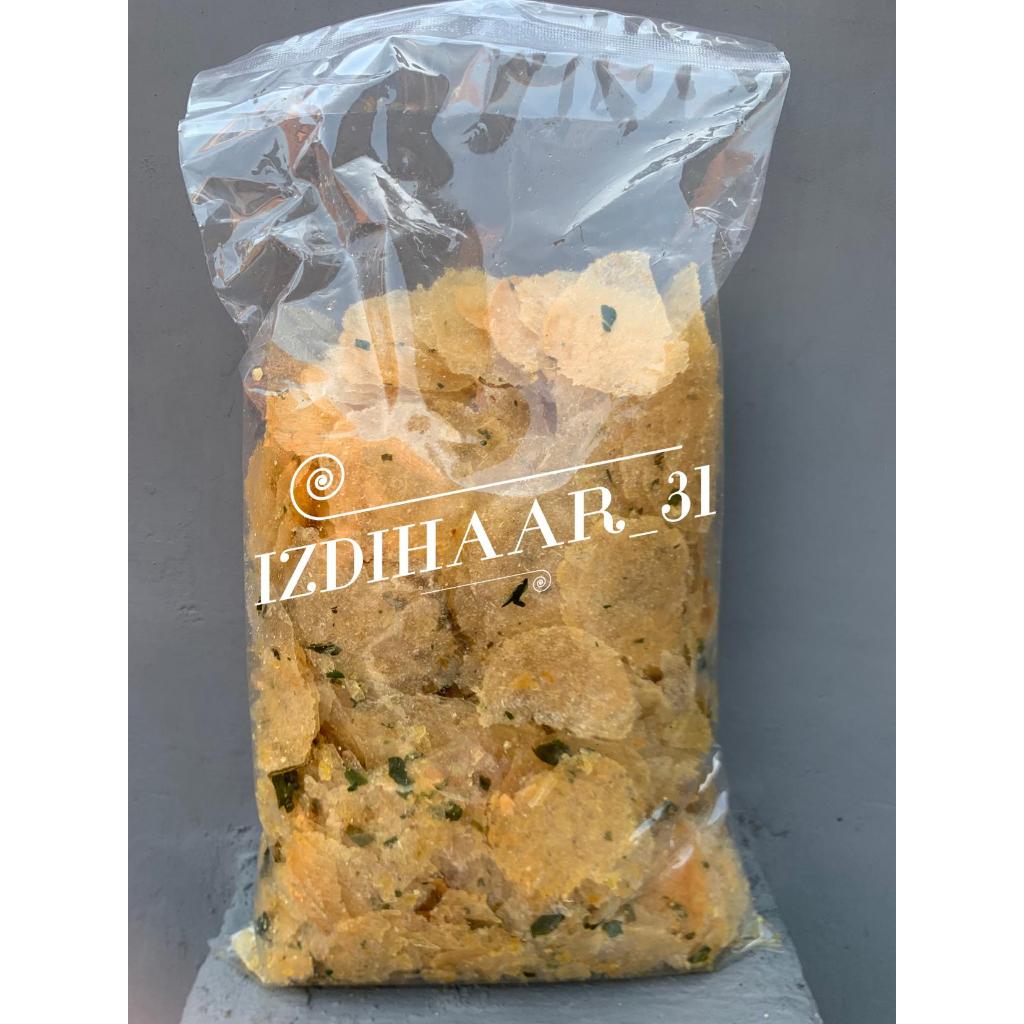 

Keripik Kaca 500gr / Keripik Beling / Kripca Pedas Daun Jeruk