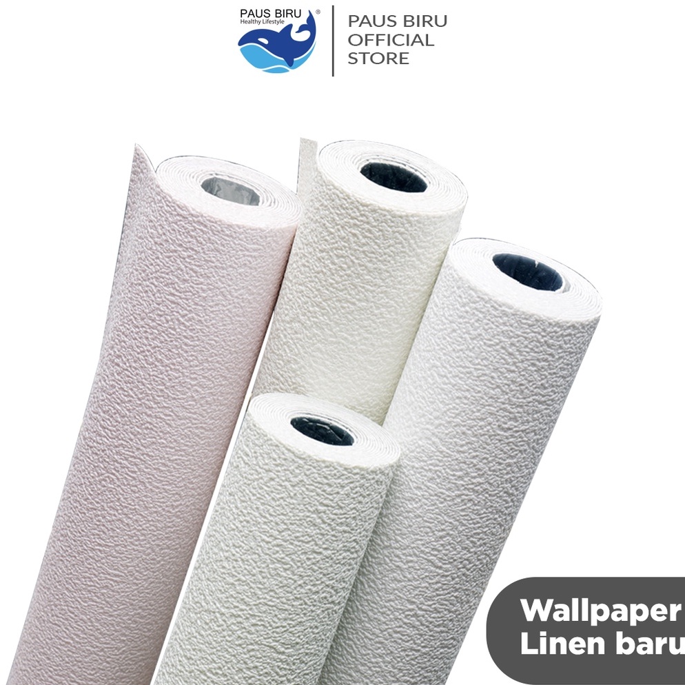 Silahkan Beli Paus Biru  Wallpaper Dinding Linen Roll Wallpaper foam Dekorasi Kamar wallpaper coral 