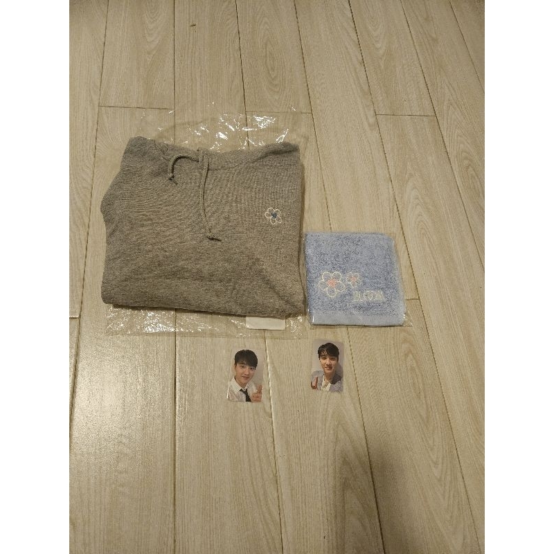 EXO kyungsoo Bloom finale d.o. hoodie hand towel with/without pc photocard official md merch fancon 