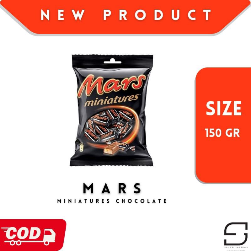 

Mars Miniatures || Coklat Nougat || Original || BestSeller || Oleh2haji || Original