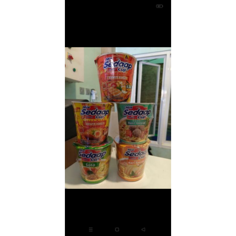 

sedaap cup perdus isi 12