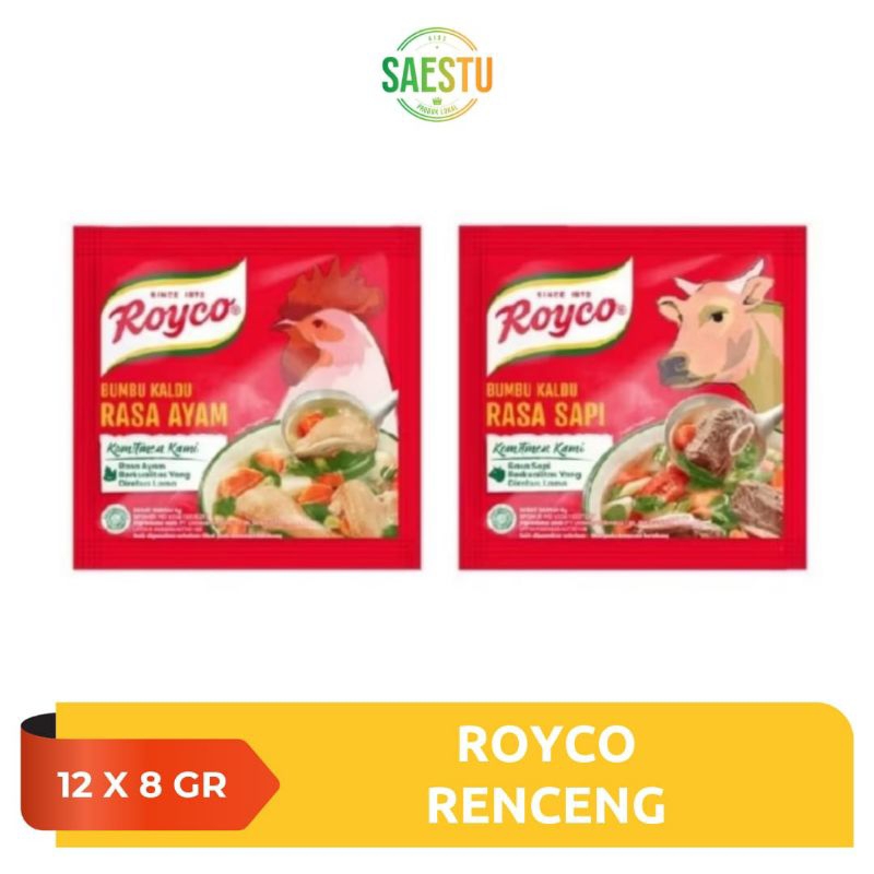 

Royco Penyedap Rasa Renceng 12 x 8 gr