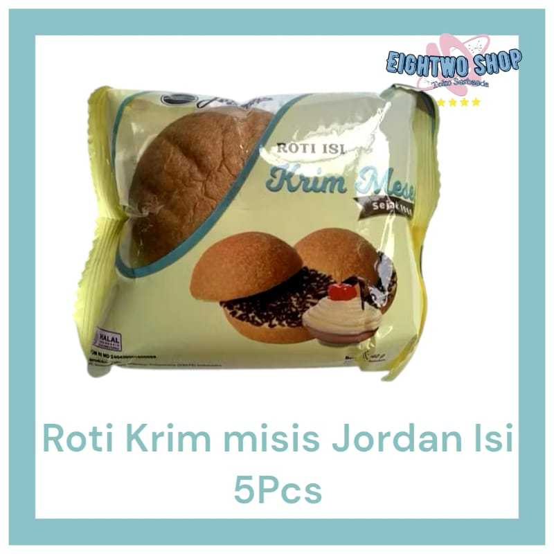 

Roti Jordan Krim Misis/Cream Misis Manis Isi 5 Bungkus Fresh LEMBUT