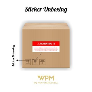 

STIKER VIDEO UNBOXING READYSTOCK TERMURAH