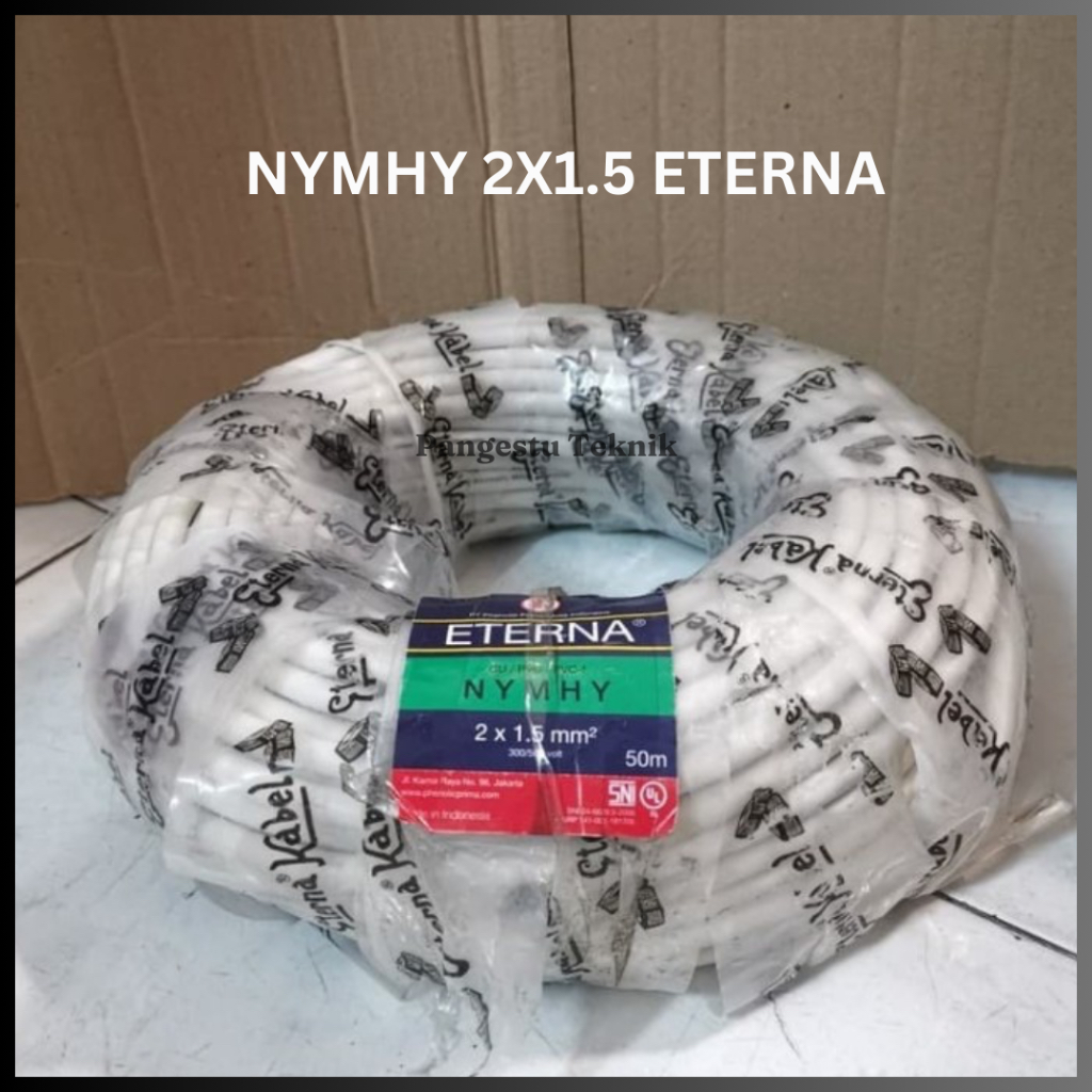 Kabel NYMHY 2 x 1,5 mm ETERNA / 50 Meter / NYMHY 2 x 1.5 mm