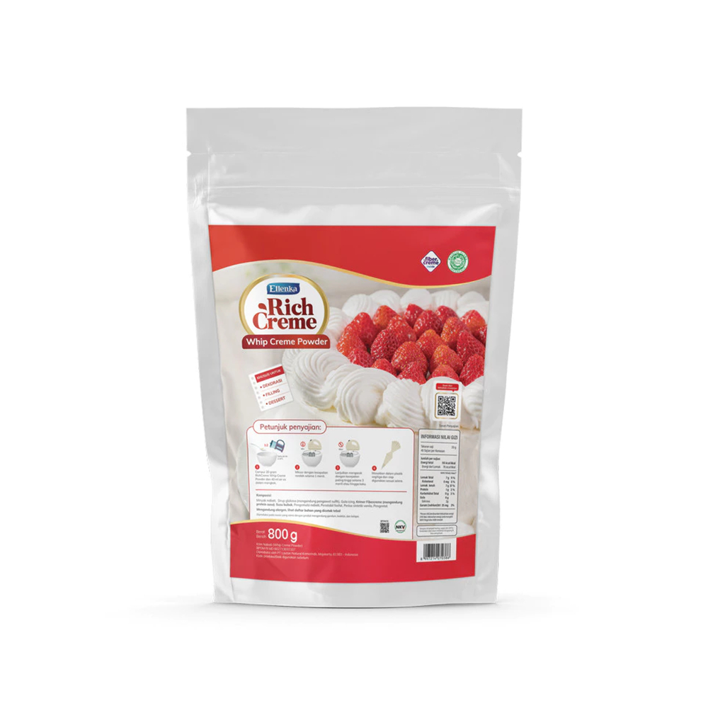 

Rich Creme Whipping Cream / Bubuk Krim Kocok Pouch 800gr