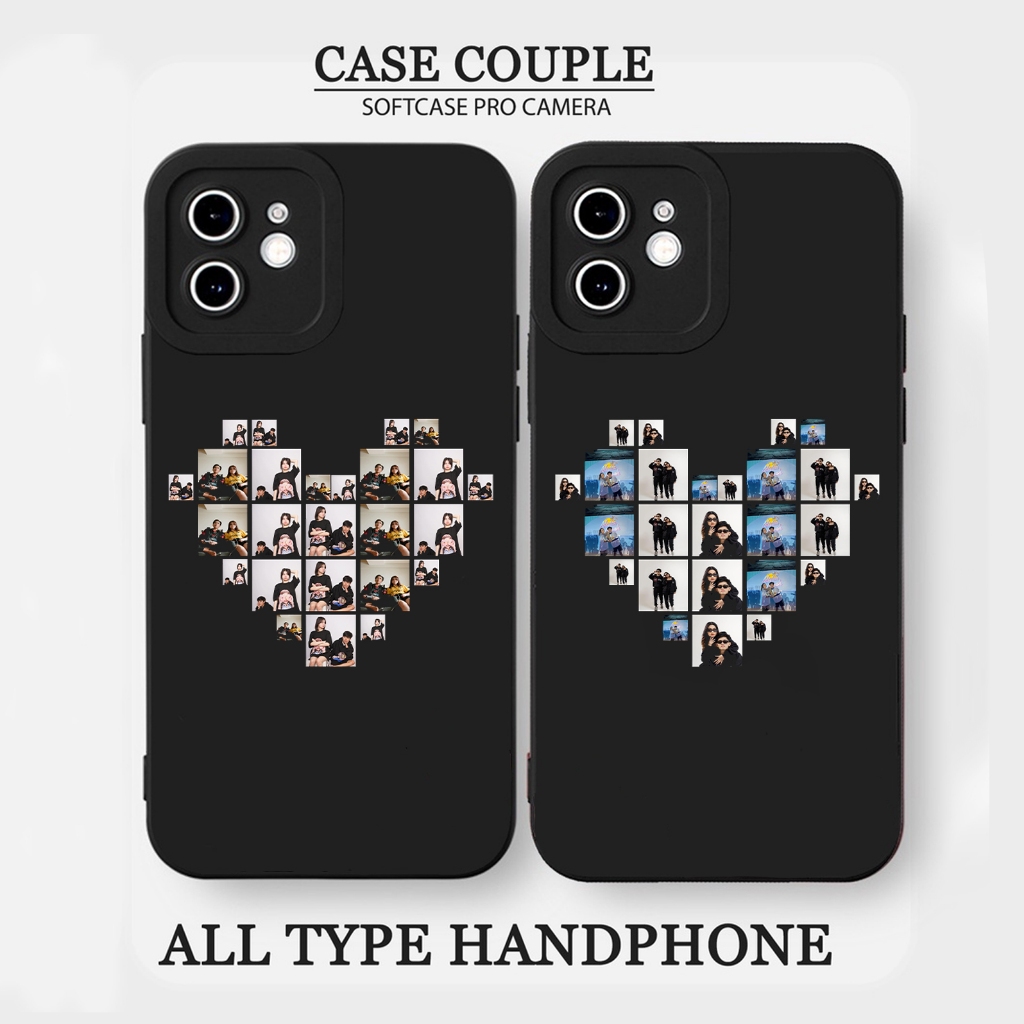 CASE CUSTOM FOTO LOVE COUPLE SOFTCASE SILIKON PROCAMAERA READY FOR ALL TYPE HP