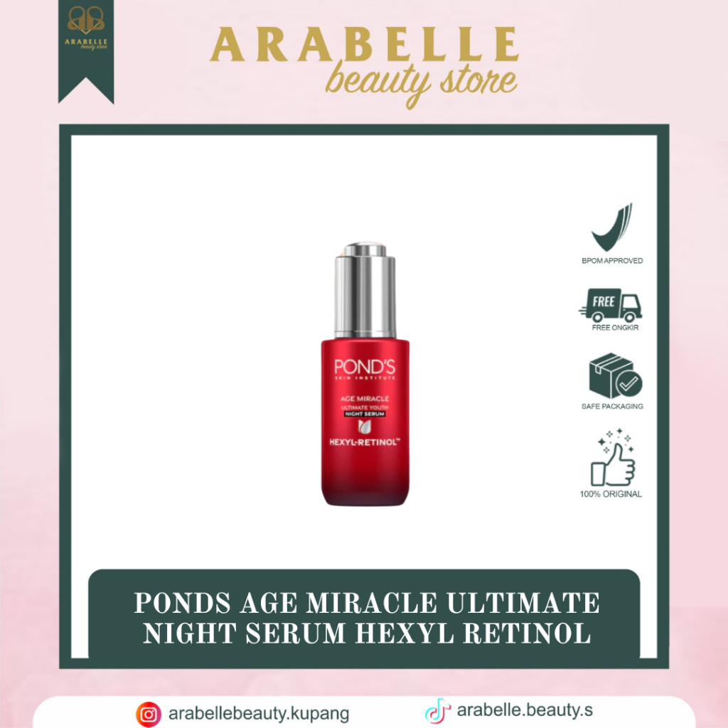 PONDS AGE MIRACLE ULTIMATE NIGHT SERUM HEXYL RETINOL
