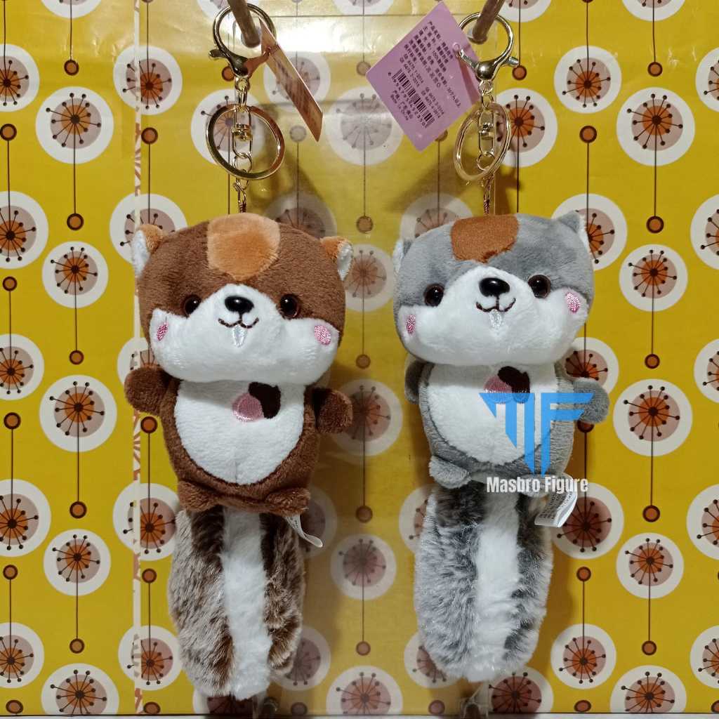 Keychain Gantungan Kunci Boneka Tupai Gantungan Tas Aksesoris Tas Boneka Squirrel
