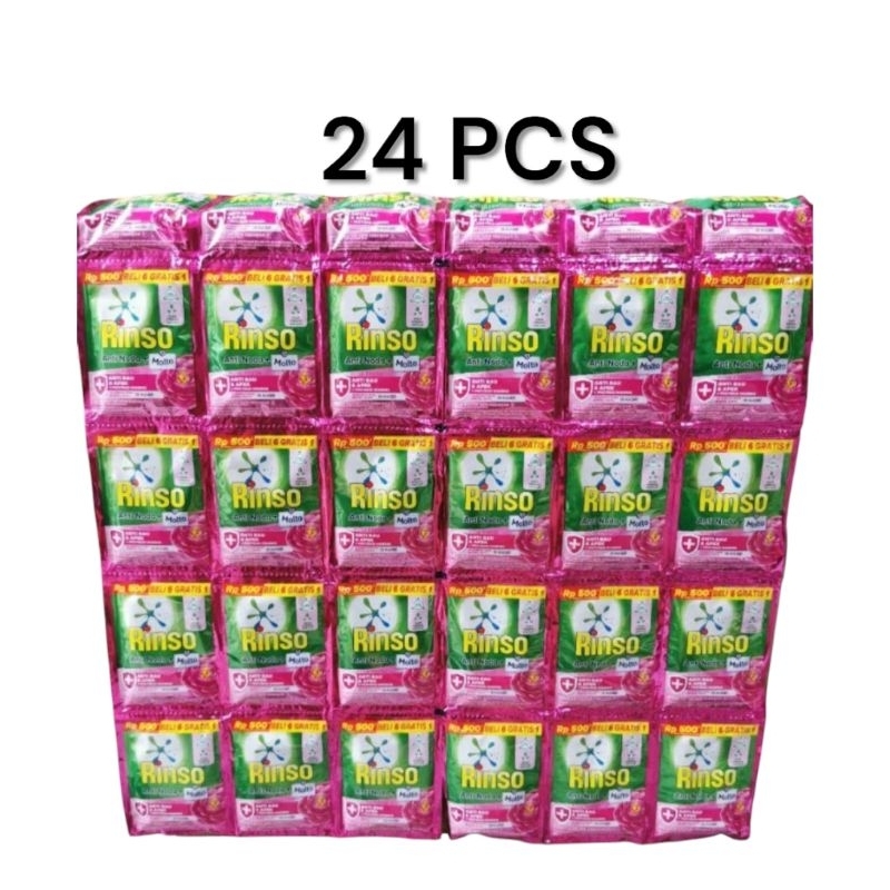 Rinso cair 24 pcs deterjen untuk mencuci