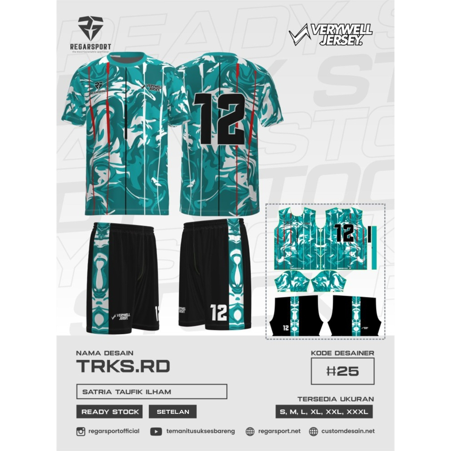 Regarsport - 066 Jersey bola stellan, atasan dan bawahan