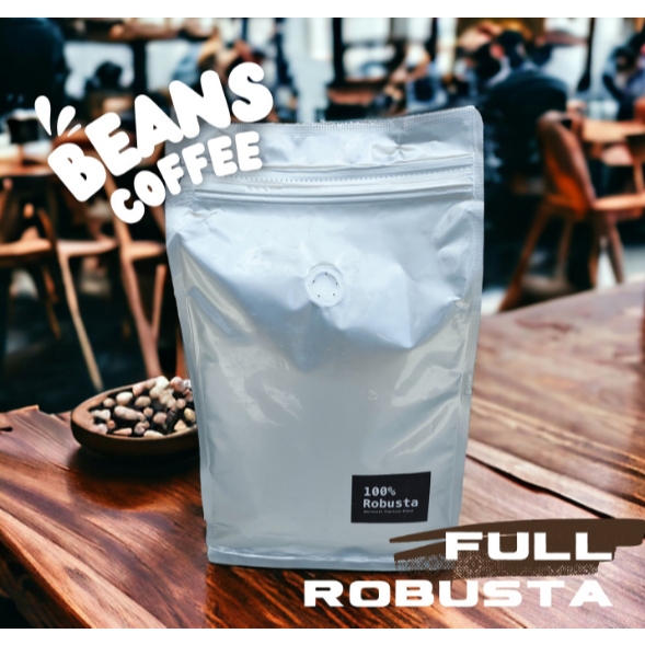 

Coffe Beans Biji Kopi Full Robusta 100% berat 1kg