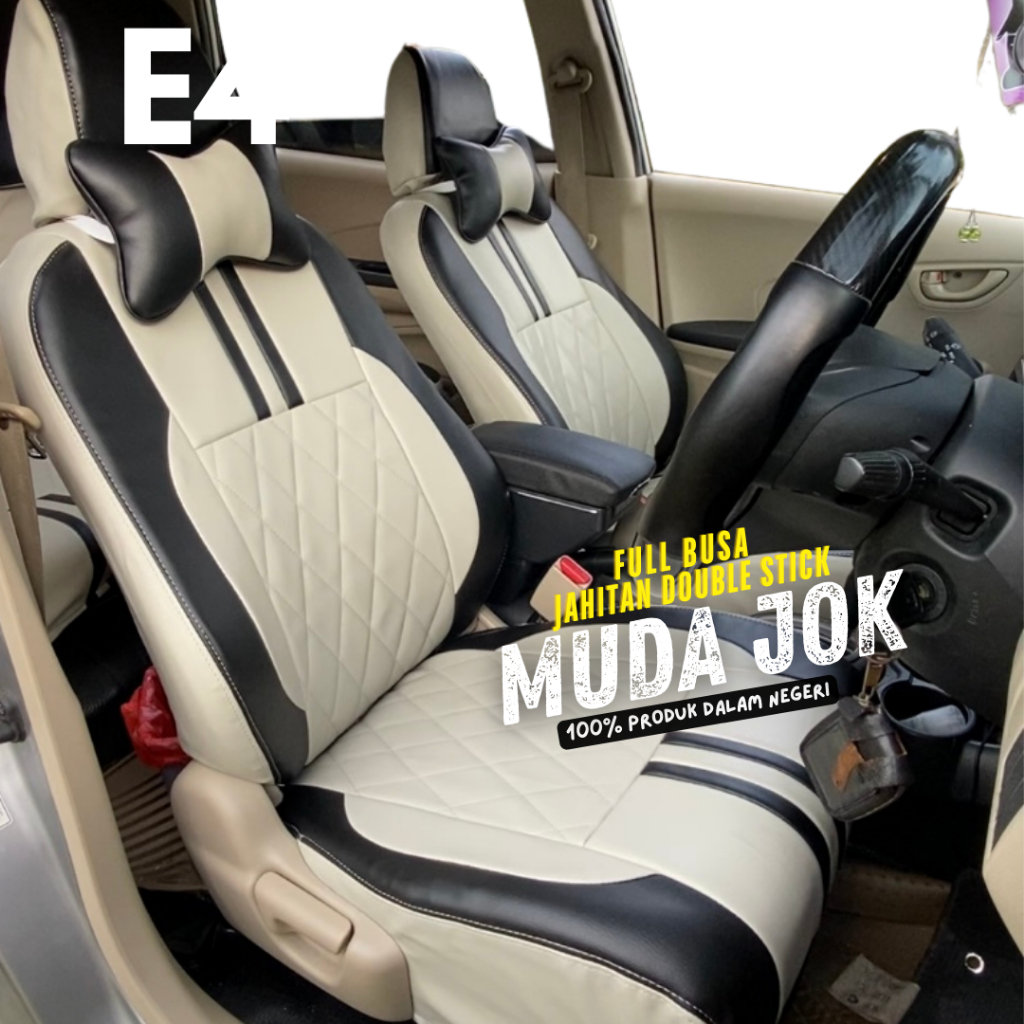 SARUNG JOK MOBIL AVANZA/XENIA 2016-2021 3 BARIS BAHAN MBTECH PREMIUM HIGH QUALITY