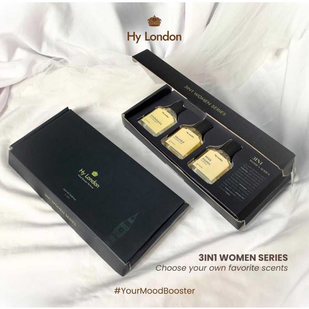 Hy London Parfume Women Series 1 BOX DAPAT 3 BOTOL EDP 35ml Free Box Exclusive BPOM