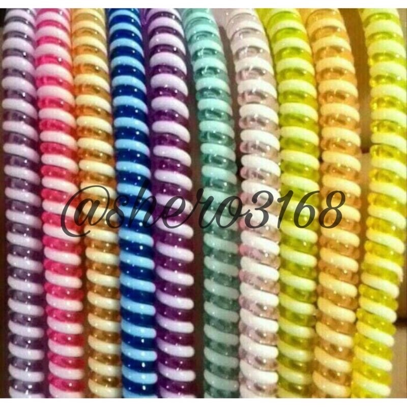 [PK-161] Pelindung kabel spiral 2 warna cable protector