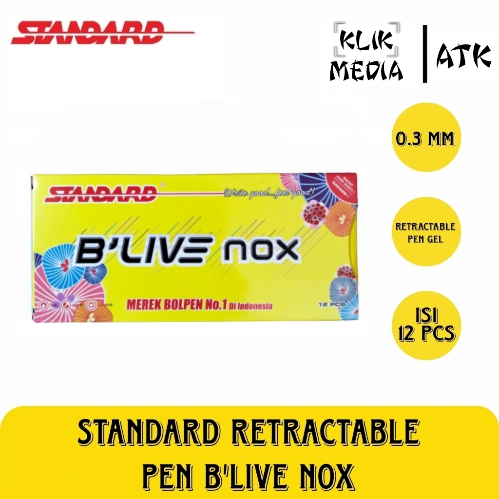 

STANDARD PEN BLIVE NOX 0.3 (12 PCS)