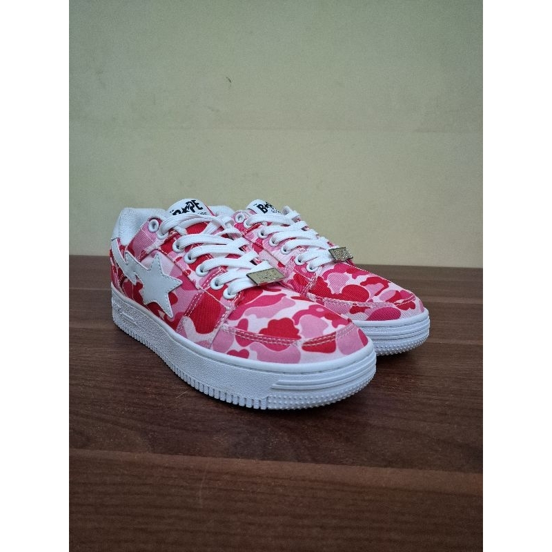 sneakers bape goose pink