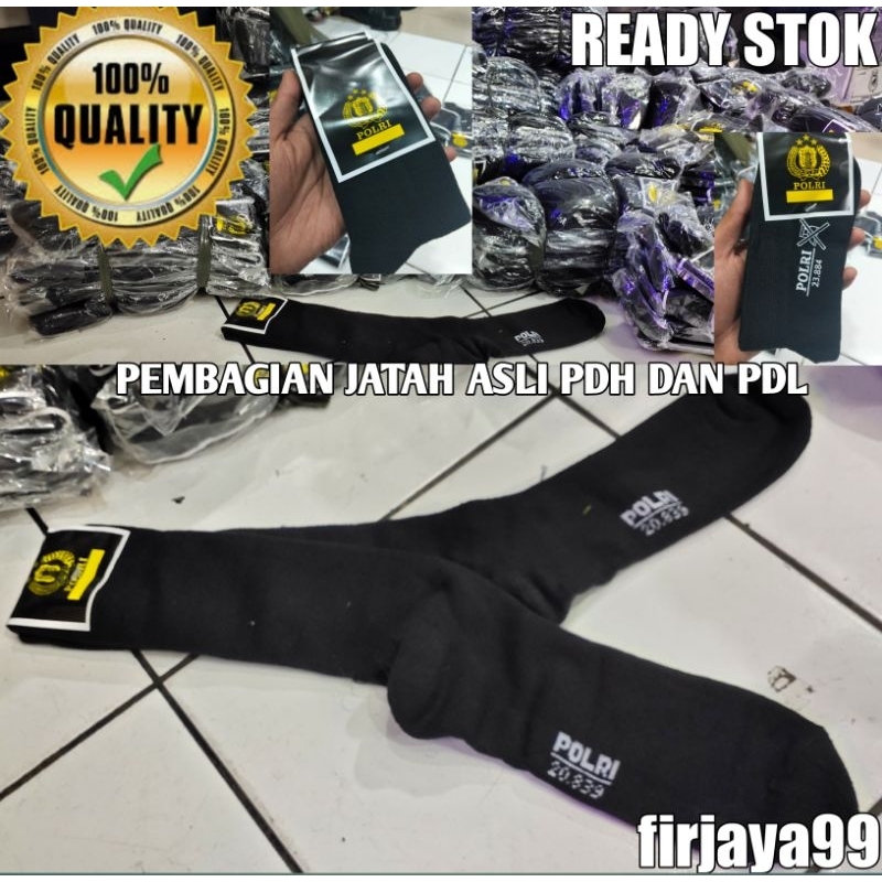 kaos kaki pdl pdh jatah polri asli original/kaos kaki pdl pembagian polri 100% asli/kaos kaki pdh ja