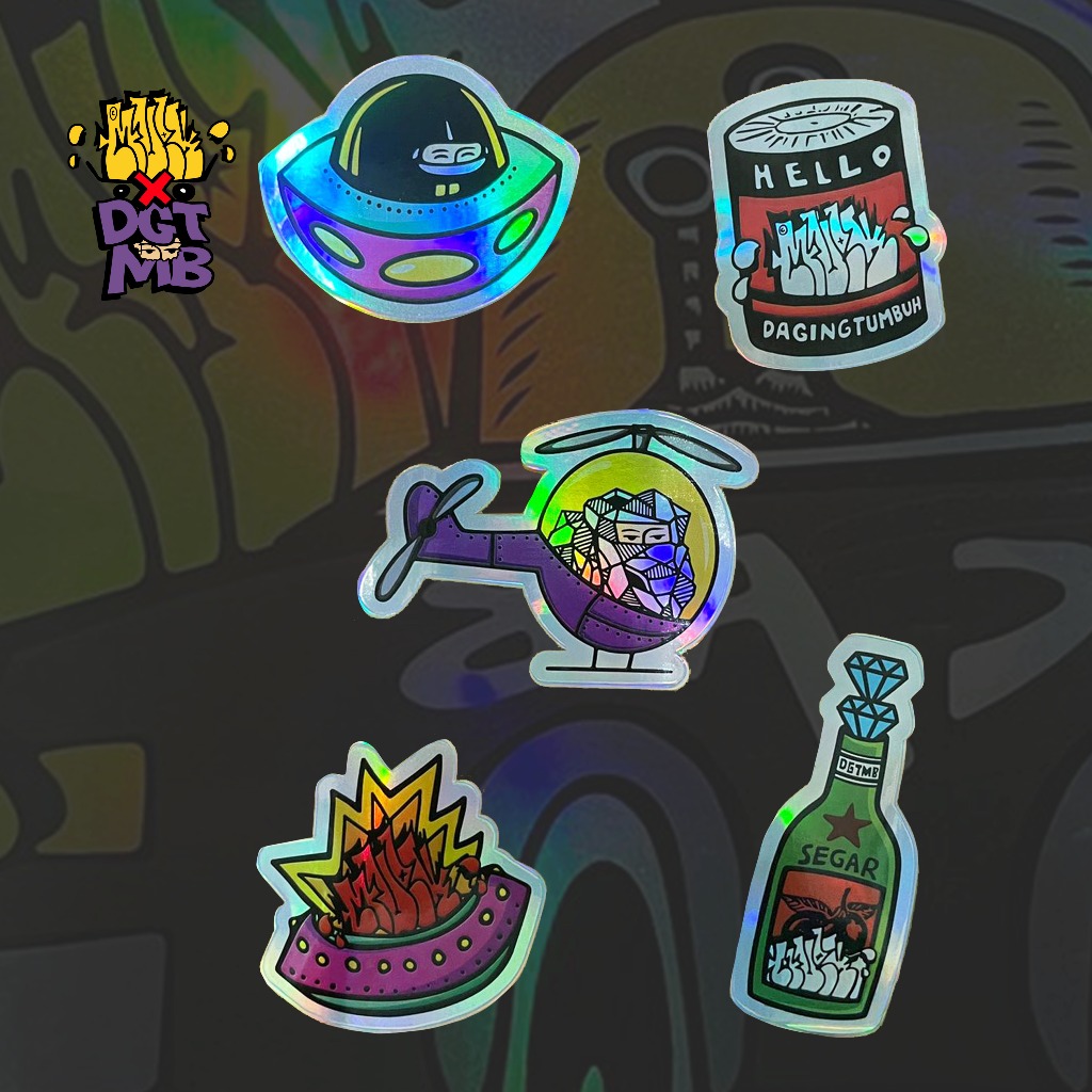

DGTMB X MUCK - Sticker Pack Hologram [5 PCS]