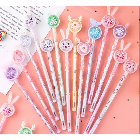 

sgmshop Bulpoin Karakter Lucu Pulpen Mekanik Pena Cute Alat Tulis ATK