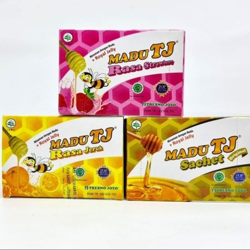 

Madu TJ Box isi 12 Sachet