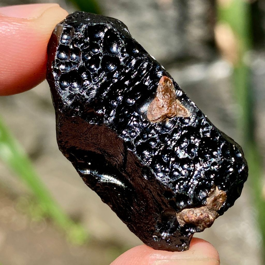 Natural Textite Meteorite - Batu Meteor