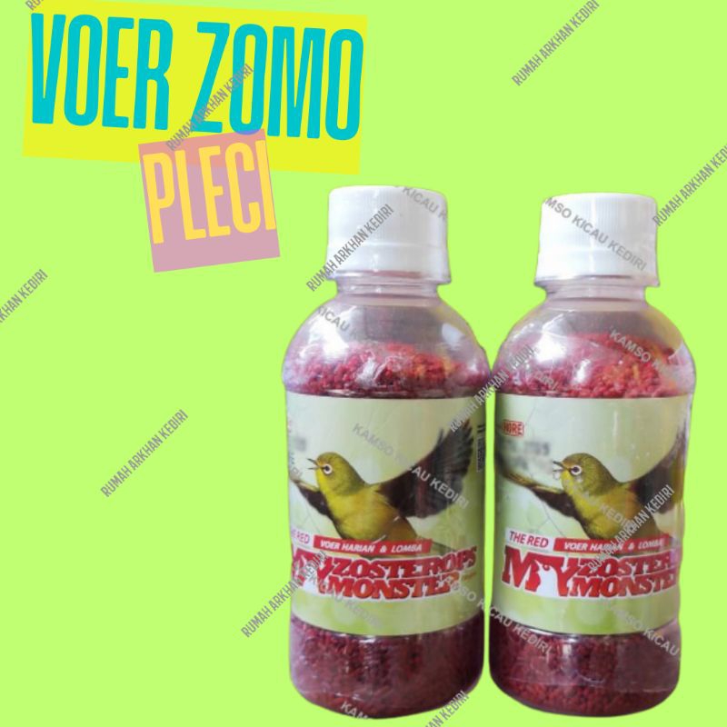 VOER RED ZOMO  PAKAN BURUNG PLECI
