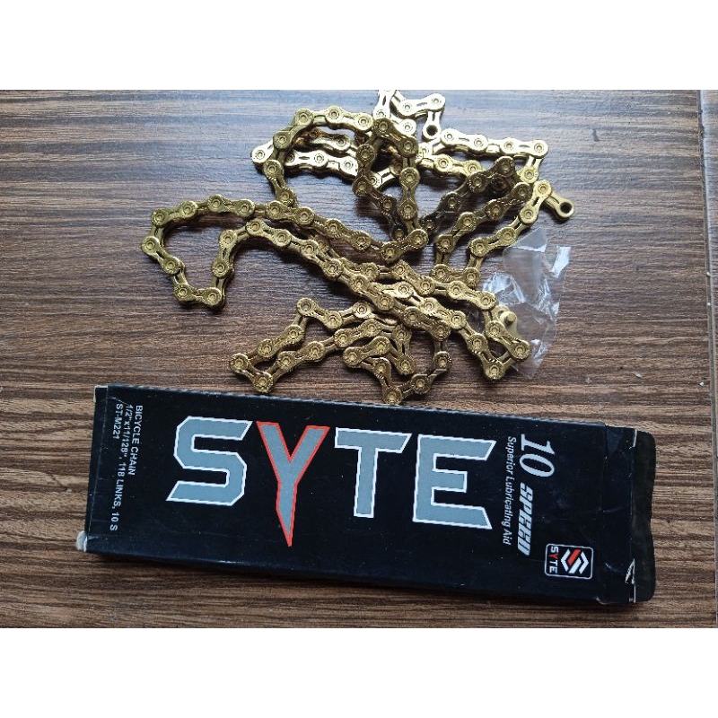 Rantai Sepeda Gold Merk SYTE 10 Speed