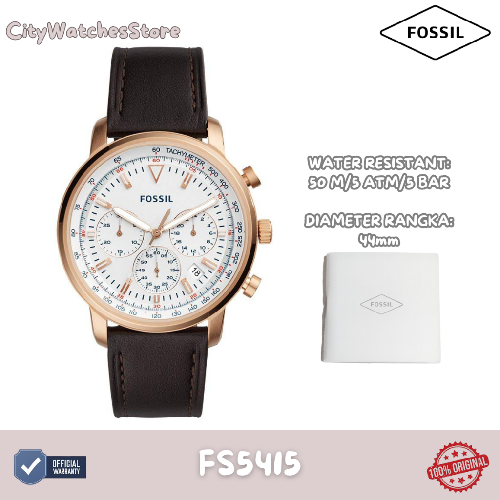Jam Tangan Pria Fossil Original Bergaransi 1 Tahun Resmi – FS5415 / Jam Ori / Jam Tangan Baru/ Jam T