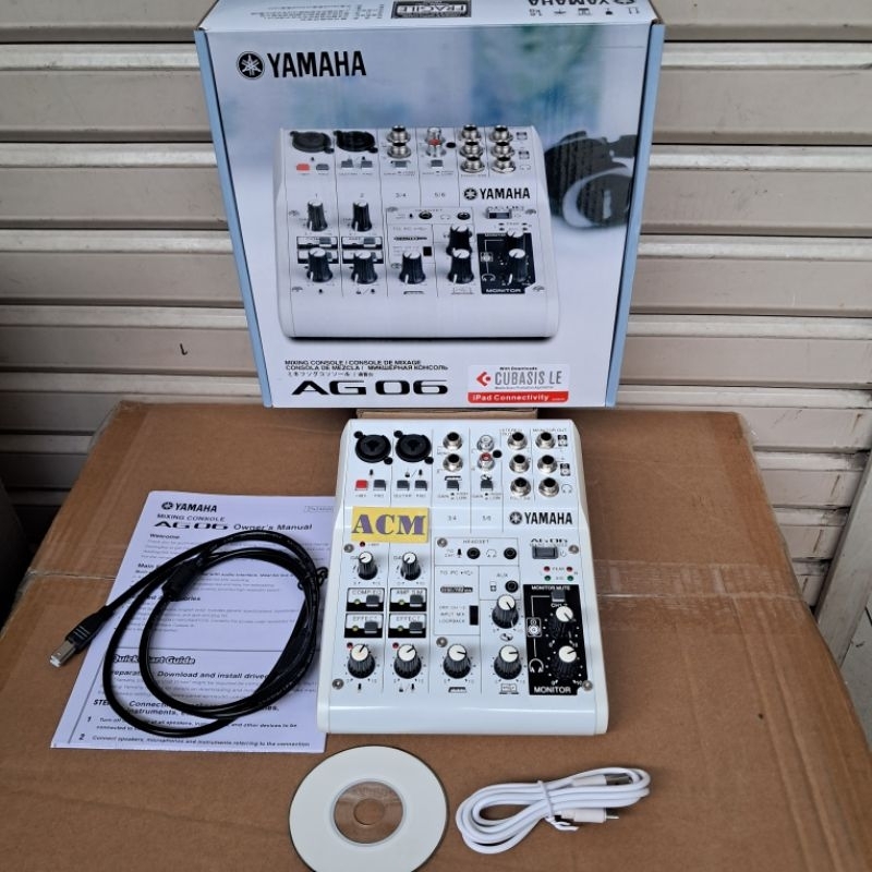 MIXER AUDIO YAMAHA AG06 MIXER 6 CHANNEL AG 06