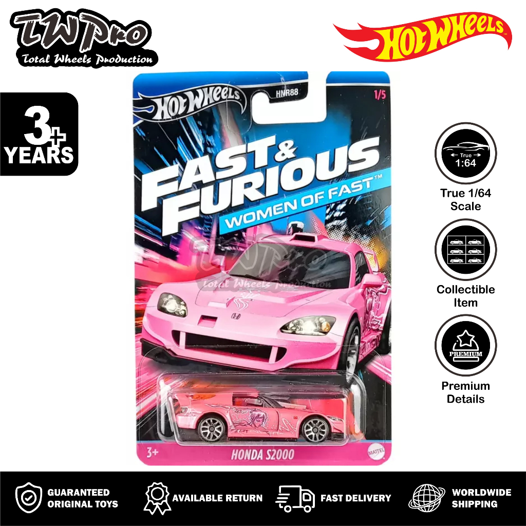 Hot wheels Fast & Forius Women Of Fast Honda S2000 Pink Suki - TWPro