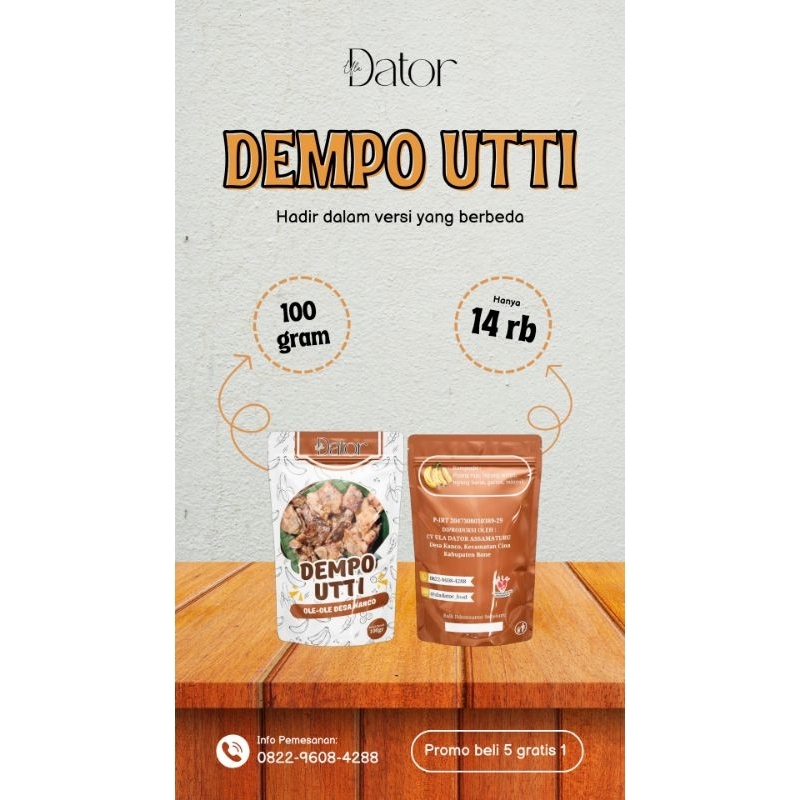 

dempo utti sale pisang