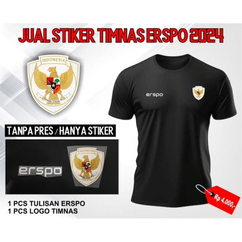 

STIKER LOGO GARUDA ERSPO / SABLON BAJU TIMNAS / EMBLEM SABLON DTF ERSPO