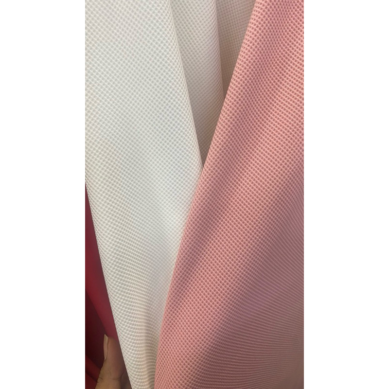 kain wafel knit tebal adem