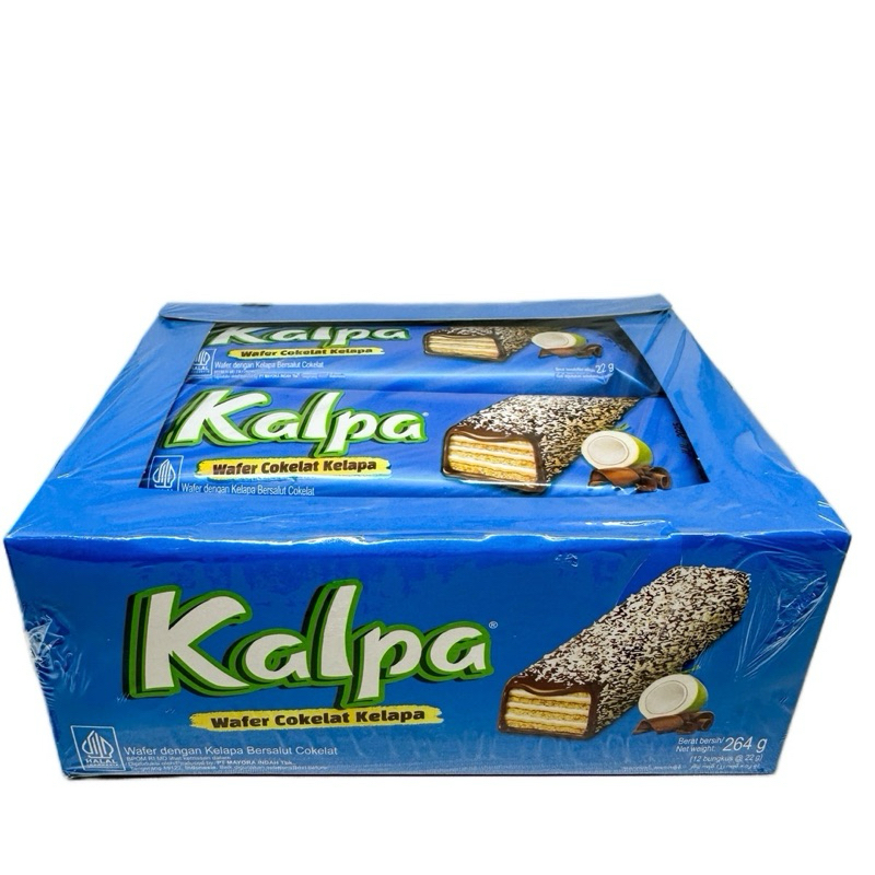 

KALPA WAFER COKLAT KELAPA 1 PACK ISI 12PCS