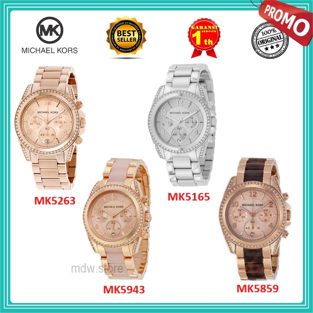 MK5263 MK5165 MK5943 MK5859 MK 5263 MK 5165 MK 5943 MK 5859 Jam Tangan Wanita