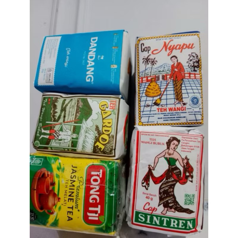 

Racikan teh solo 5 macam teh ginastel (tongji, gardoe, dandang, nyapu, sintren)