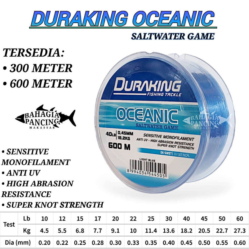 SENAR PANCING DURAKING OCEANIC - BLUE