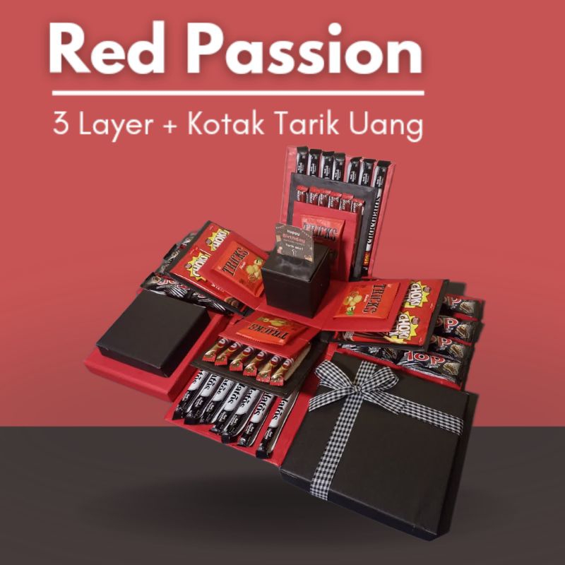 

Kotak Kado Snack Unik Box Snack Explosion Box Hampers Box 3 Layer + Kotak Uang