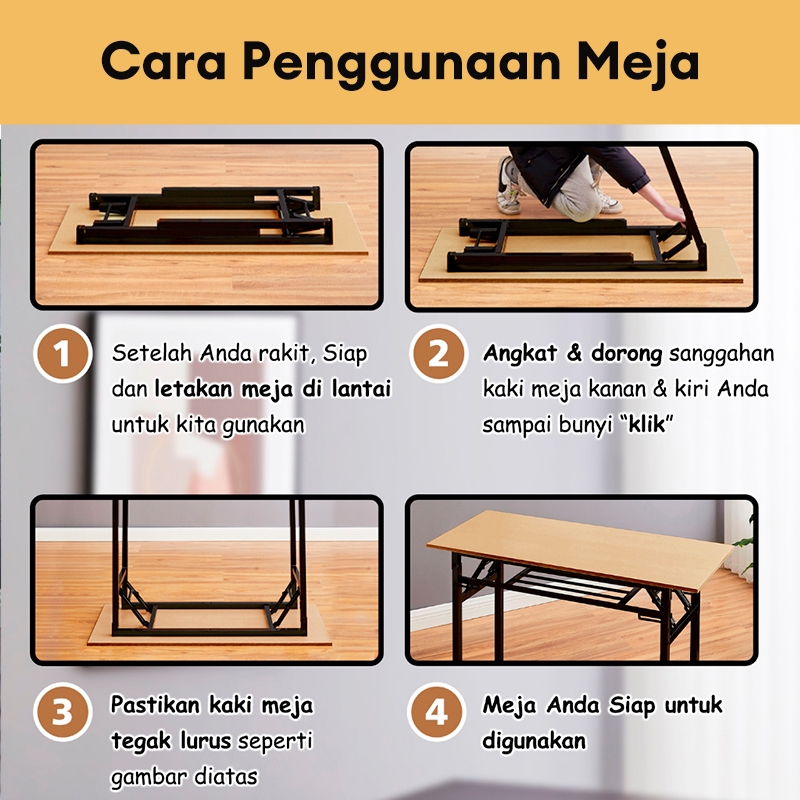 Meja Lipat Meja Belajar Lipat Meja Portable Lipat Meja Lipat Jualan Meja Kantor Besi Meja Serbaguna