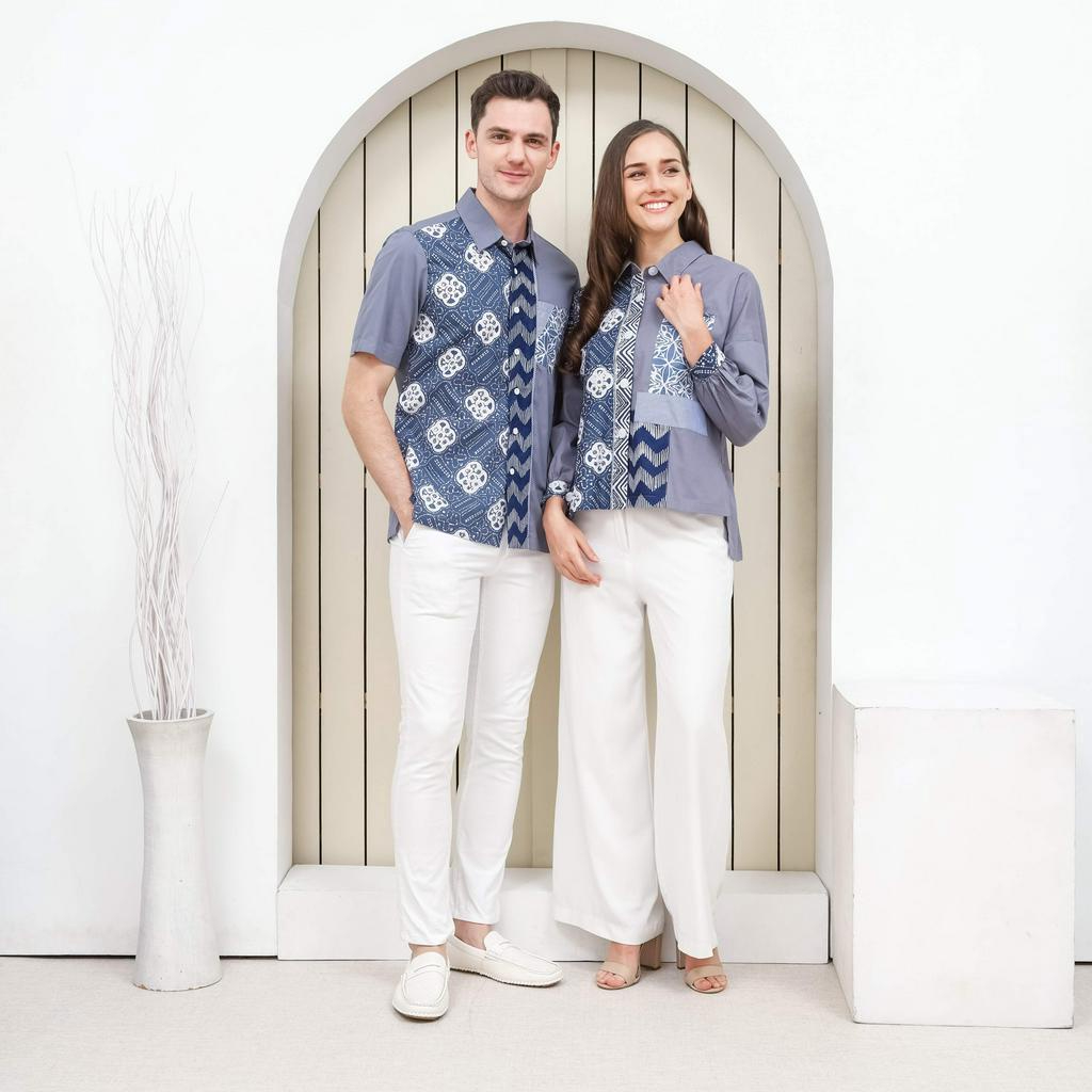 Nayara Batik Couple Jiso All Size Oversize Fit Kerah O Neck