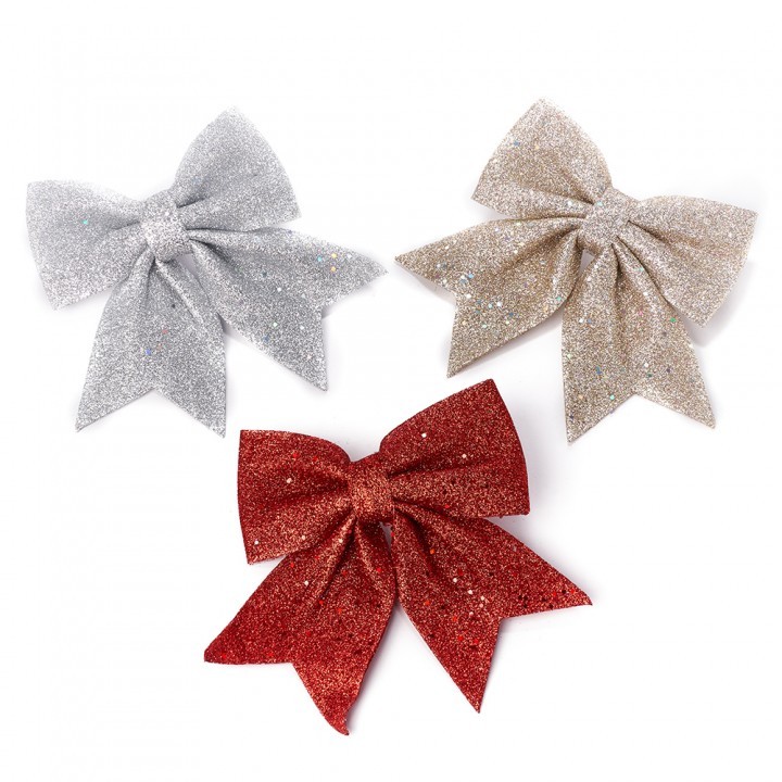 Pita Pohon Natal Kain Glitter Champ Besar pita natal pita dekorasi natal pita hiasan natal pita paja